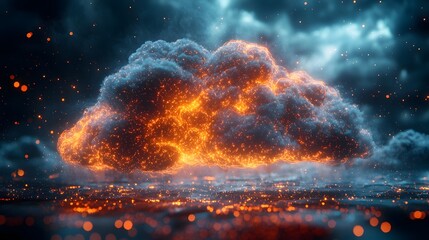 Stormy digital ecosystem ablaze with fiery risks and liabilities