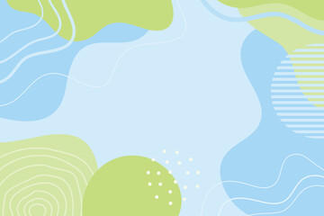 Artwork trendy contemporary abstract shapes. Background with abstract Colorful. Banner and cover for your design.	