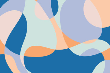 Artwork trendy contemporary abstract shapes. Background with abstract Colorful. Banner and cover for your design.	