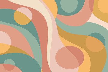 Artwork trendy contemporary abstract shapes. Background with abstract Colorful. Banner and cover for your design.	
