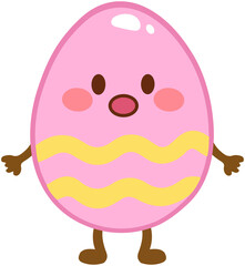 Cute Easter Egg Character Surprise
