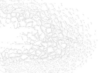 Vector, Broken tiles mosaic pattern. texture interior background line art. set of graphics elements drawing for architecture and landscape design. cad material