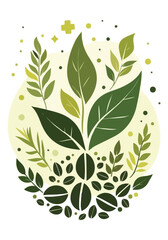 Fair Trade Day Vector Design - Ethical Trade, Sustainable Products, Global Partnership, Eco-Friendly Icons, Coffee, Tea, Handcrafted Goods, Solid Color Illustrations for Social Media & More