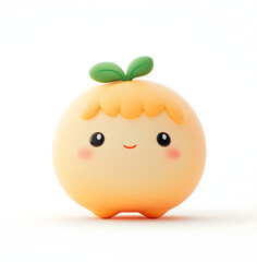 Cute cartoon orange image