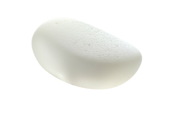 Elegant White Foam Shape - Abstract Design