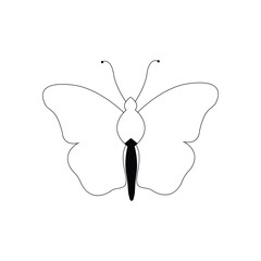  butterfly vector silhouette, butterfly 