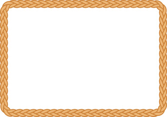 Rope Border Frame Shape Illustration