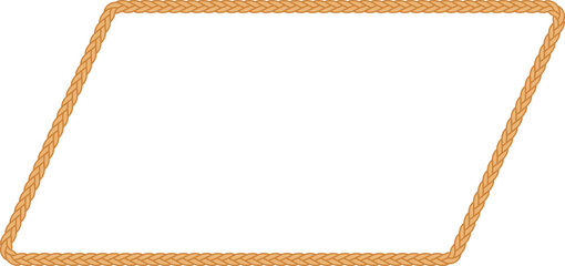 Rope Border Frame Shape Illustration