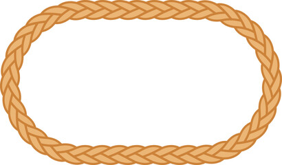 Rope Border Frame Shape Illustration