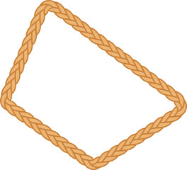 Rope Border Frame Shape Illustration