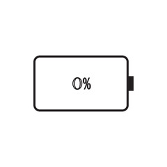 cell phone battery icon logo vector design