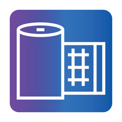 bandage black line icon for digital and print projects.