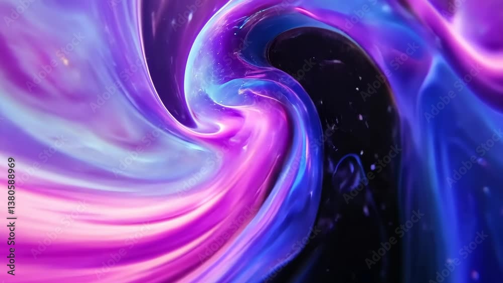 Poster colorful swirling patterns blend seamlessly in a mesmerizing abstract display of light and motion