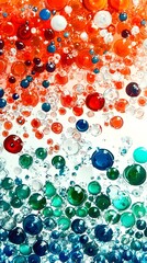 Colorful image of many small spheres of different colors. The image is abstract and has a playful, whimsical feel to it