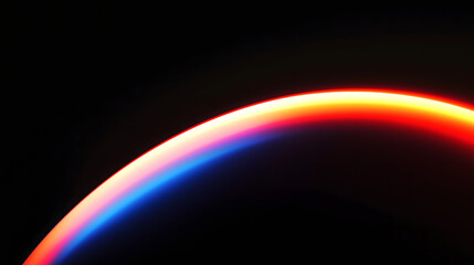 Fototapeta premium Colorful arc light and shadow show brilliant