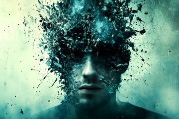 Metaphorical identity crises feelings of a loss of pleasure or interest. Clinical depression. Identity crises - cause of depression: abstract image of physical state. Psychological exhaustio.