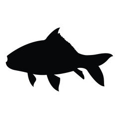  katla fish, vector, silhouette, catla fish natural water asin carf.eps, katla fish, vector, silhouette, catla fish natural water asin carf 