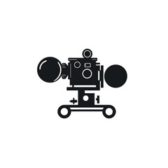 Fototapeta premium video camera vector illustration