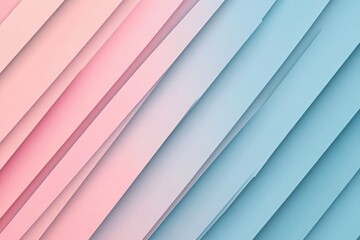 Obraz premium Colorful abstract background with layered paper in soft pink and blue tones creating a visually appealing design for artistic projects and creative concepts