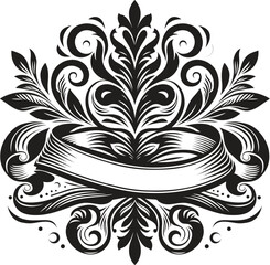 Vintage vector ornament