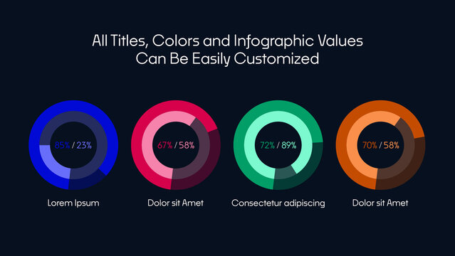 Modern Data Infographics | Financial Charts, Marketing and Analytics Reports