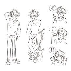 希望に向かって動き出そうとしている人物