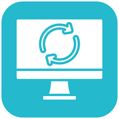 Fototapeta premium Sync Icon