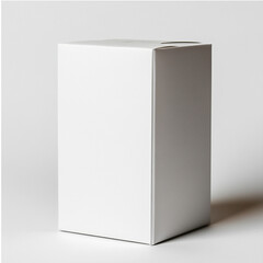Naklejka premium A blank rectangular box with a matte finish, positioned upright, ready for product branding.