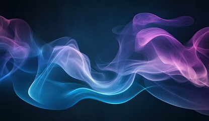 Obraz premium Abstract swirling smoke design