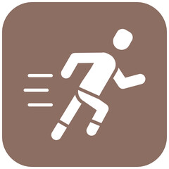 Athlete in Action Icon