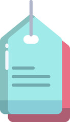 tag Illustration on a white background.