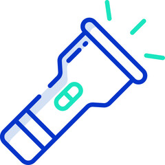 torch Illustration on a white background.