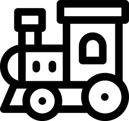 train Illustration on a white background.