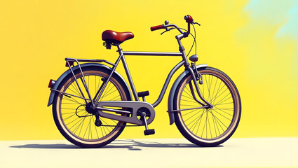 Fototapeta premium bicycle on the wall