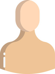 user Illustration on a white background.