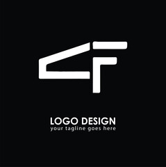 CF CF Logo Design, Creative Minimal Letter CF CF Monogram