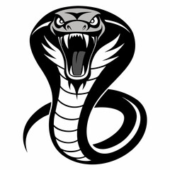 Fototapeta premium vector illustration of a cartoon snake