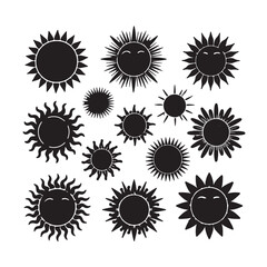 Sun   icon illustration isolated vector sign symbol