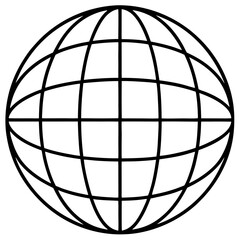globe icon vector illustration