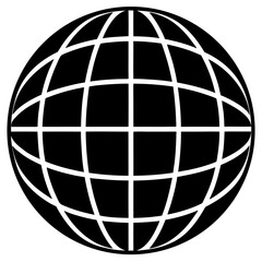 globe icon vector