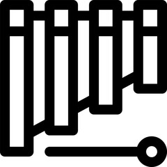 xylophone Illustration on a white background.