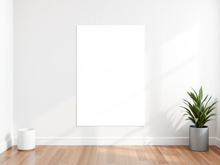 Modern Blank Wall Poster Mockup Design