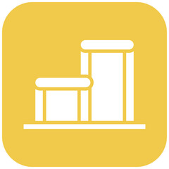 Fototapeta premium Step Stool Icon
