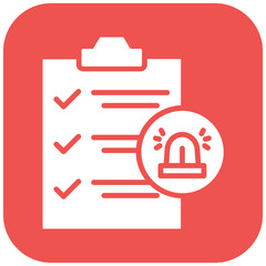 Emergency Plan Icon