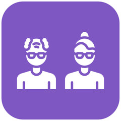 Retired Couple Icon
