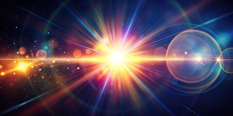 Obraz premium Film Grain Texture Background, Studio Shot, Lens Flare