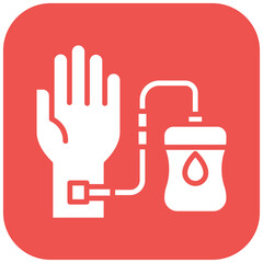Blood Transfusion Bag Icon