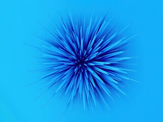 Obraz premium Azure Burst: Dynamic Blue Explosion Design
