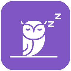 Sleepy Owl Icon