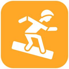 Snowboarding Icon